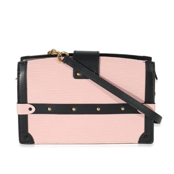 Louis Vuitton Rose Ballerine Epi Leather Trunk Clutch Shoulder Bag - Picture 4 of 8